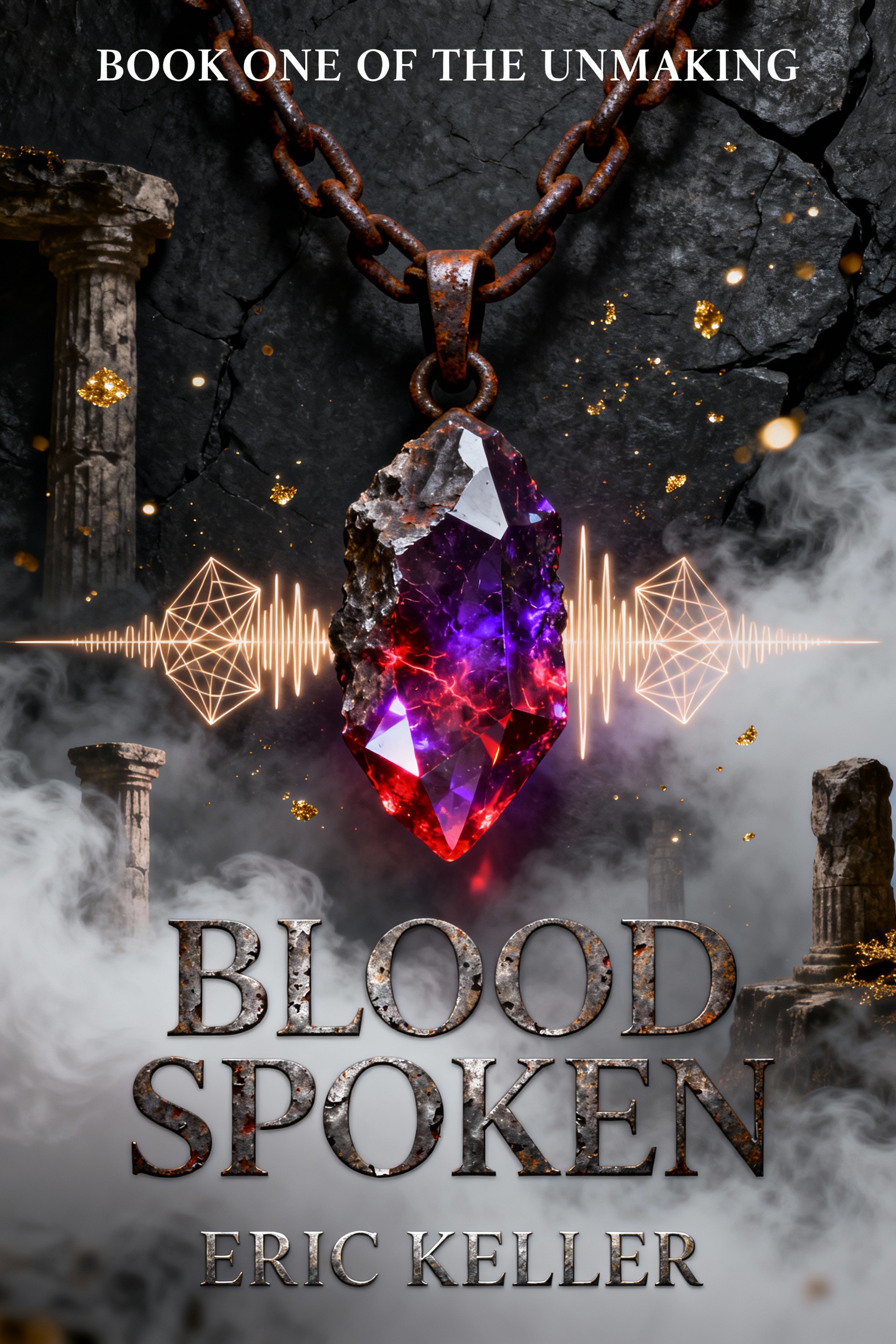 Blood Spoken book cover - dark fantasy novel